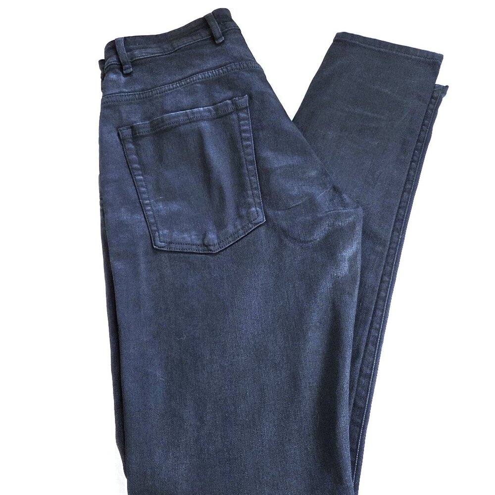 NWOT Represent Essential Denim Oil Black Skinny Jeans Size 32